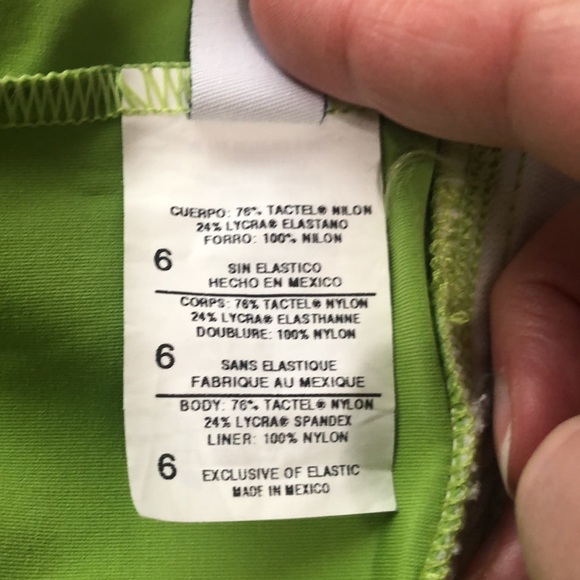 Women’s Green & Blue Nautica Tankini Swimsuit Set - Picture 6 of 9